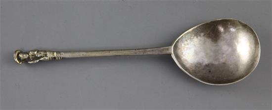 A mid 17th century apostle spoon,